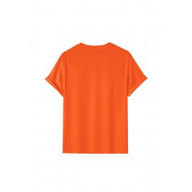 Men's Casual Short Sleeve T-Shirt with Bold 