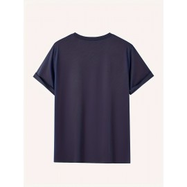 Men's Casual Short Sleeve T-Shirt with 