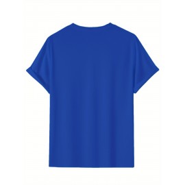 Men's Casual Short Sleeve T-Shirt with 