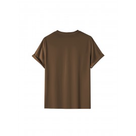 Men's Casual Short Sleeve T-Shirt with 