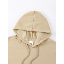 Men's Jesus The Way Truth Life John 14:6 Scripture Hoodie - Brown with Bold Yellow Lettering, Casual Pullover Hooded Sweatshirt, Regular Fit Autumn Winter Comfortable Religious Apparel