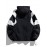 Men's Heavy-Duty Jacket - Full-Zip Windbreaker Coat with Hood, Black/White colorblock, Loose Fit Workwear Jacket for Outdoor, Casual, Everyday Use - Size XL (Machine Washable)