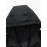 Men'S Casual Hooded Windbreaker Jacket with Star Design - Black, Long Sleeve, Zippered, Polyester Lining, Casual Outdoor Wear for Spring and Fall, Casual Outerwear | Star Print Jacket | Adjustable Hood, Essential Jacket