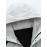 Men'S Hooded Windbreaker Jacket - Navy & White Color Block, Loose Fit with Zipper Pockets, Casual Outdoor Spring/Fall Coat for Casual Attire, Windbreaker Jacket, Spring Outerwear, Contrast Color Design, Durable Fabric