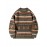 Men's Casual Color-Block Geometric Knit Sweater - Loose Fit Ribbed Detail Pullover, Machine Washable Autumn Winter Warm Crewneck Sweater for Casual Attire, Knitted Sweater, Durable Winter Wear