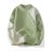 Men'S Cozy Ribbed Knit Sweater - Casual Long Sleeve Crewneck with Contrast Trim, Warm Fall/Winter Pullover in Light Green, Perfect for Casual Attire, Thick