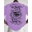 Men'S Summer Casual T-Shirt with Dark Art Eye & Hand Print, Lightweight Polyester, Quick-Dry & Machine Washable, Loose Fit for Outdoor Sports & Social Gatherings, Streetwear Style, Round Neck, Breathable Fabric
