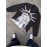 Gentlemen's Jacket Men's Spring and Autumn Thin Casual Lapel Portrait Print Trendy Fashion Zip-Up Outerwear Long Sleeve